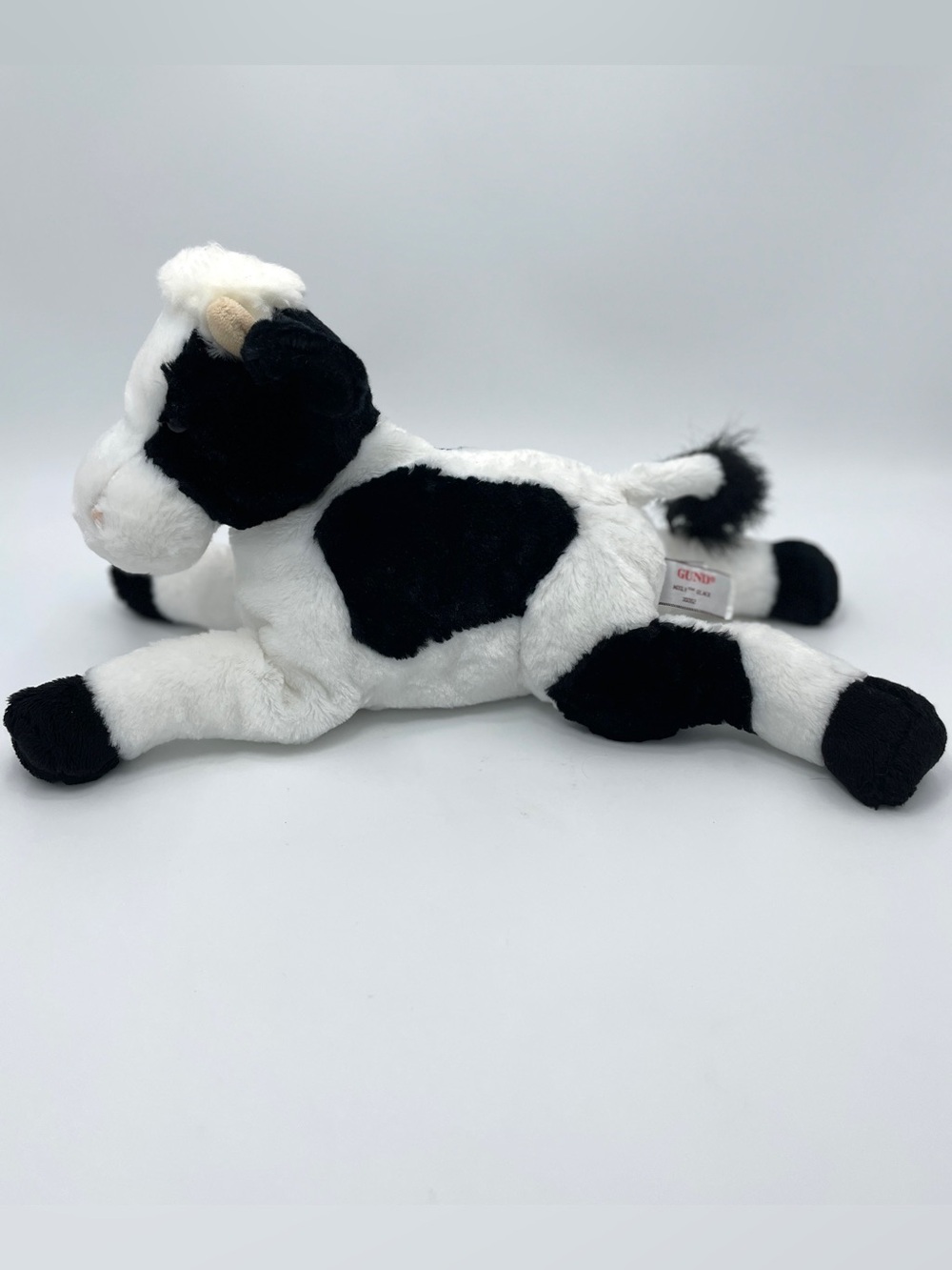 Gund Mooly Cow Black White Plush Stuffed Animal 15”